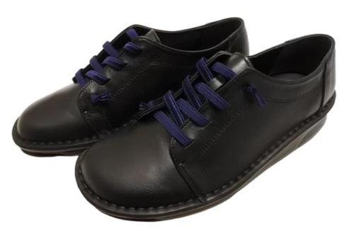 【インコルジェ8549 ブラック】ローヒールスニーカー