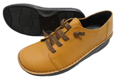 【インコルジェ8549 キャメル】ローヒールスニーカー