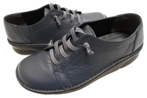 【インコルジェ8549 ダークネイビー】ローヒールスニーカー