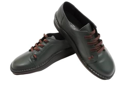 【インコルジェ8549 グリーン】ローヒールスニーカー