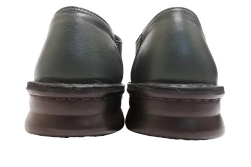 【インコルジェ8549 グリーン】ローヒールスニーカー