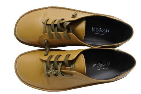 【インコルジェ8549 カーキ】ローヒールスニーカー