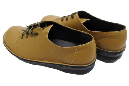 【インコルジェ8549 カーキ】ローヒールスニーカー