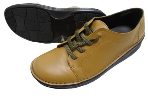 【インコルジェ8549 カーキ】ローヒールスニーカー