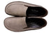 【インコルジェ 8635 グレー】本革ローヒールスリッポンシューズ