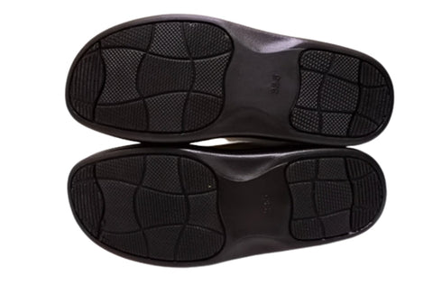 【インコルジェ 8635 ライトキャメル】本革ローヒールスリッポンシューズ