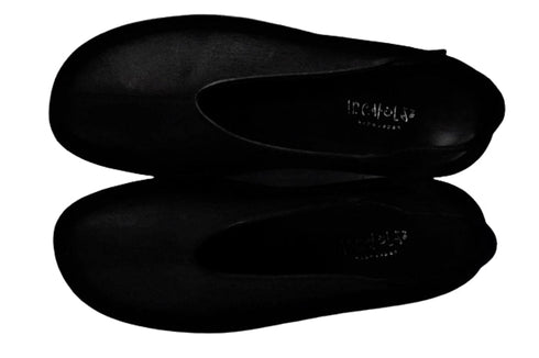 【インコルジェ8650 ブラック】センターシームバックストラップシューズ