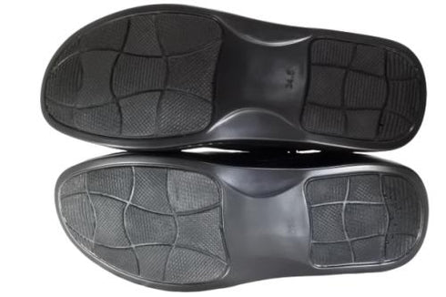 【インコルジェ8718 ブラック】レザーテープ靴紐ショートブーツ