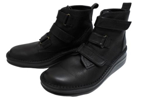 【インコルジェ8748 ブラック】ソフトレザーベルトブーツ