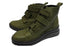 【インコルジェ8748 オリーブ】ソフトレザーベルトブーツ
