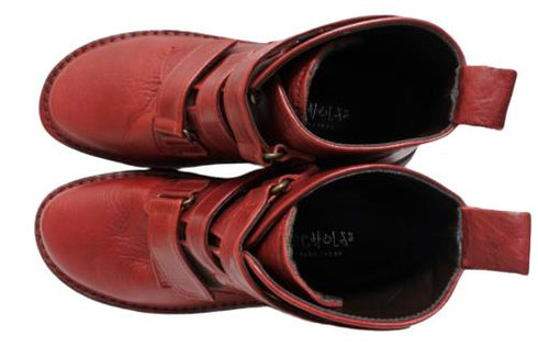 【インコルジェ8748 ワイン】ソフトレザーベルトブーツ