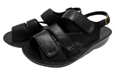 【インコルジェ 8806 ブラック】バックストラップコンフォートサンダル