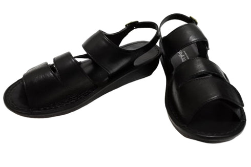 【インコルジェ 8806 ブラック】バックストラップコンフォートサンダル