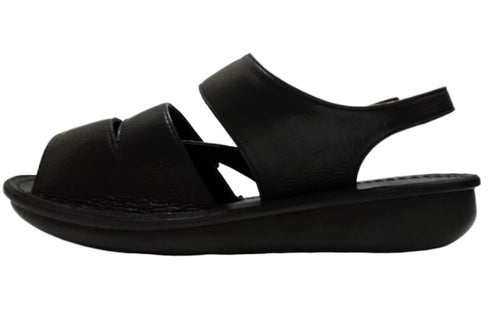 【インコルジェ 8806 ブラック】バックストラップコンフォートサンダル