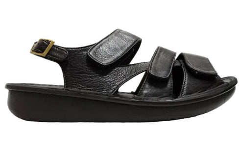 【インコルジェ 8806 ブラック】バックストラップコンフォートサンダル