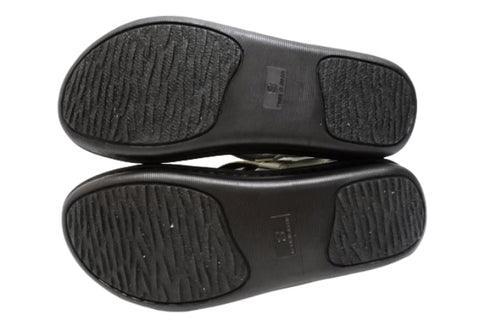 【インコルジェ 8824 アイボリー】ダブルクロスべっぴんサンダル