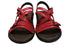 【インコルジェ 8824 レッド】ダブルクロスべっぴんサンダル