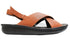 【インコルジェ 88691 オレンジ】ナチュラルクロスフラットサンダル