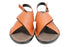 【インコルジェ 88691 オレンジ】ナチュラルクロスフラットサンダル