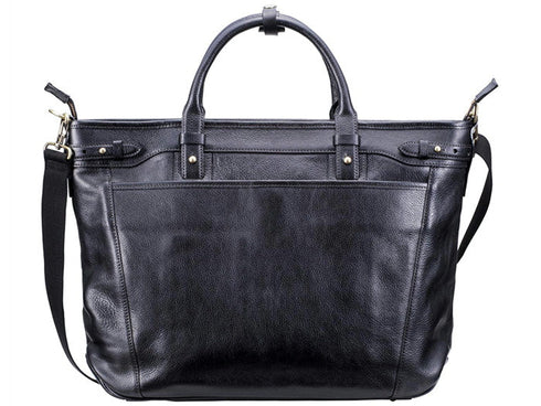 【豊岡鞄 木和田正昭商店 901010 ブラック】豊岡鞄皮革横トートバッグ