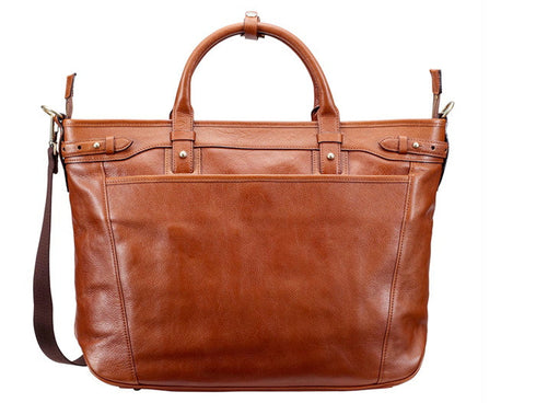 【豊岡鞄 木和田正昭商店 901010 ブラウン】豊岡鞄皮革横トートバッグ