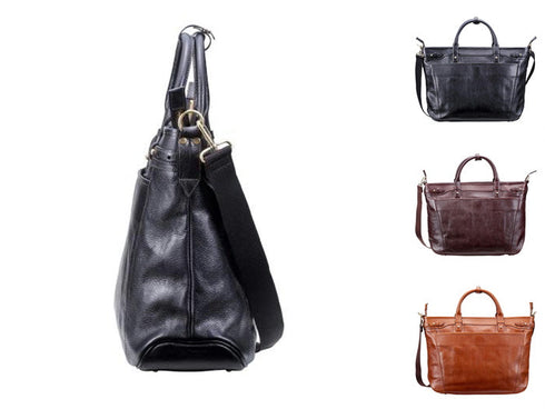 【豊岡鞄 木和田正昭商店 901010 ダークブラウン】豊岡鞄皮革横トートバッグ