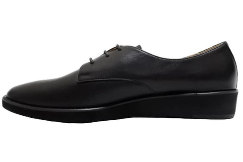 【…AShiOtO A1536 ブラック】超軽量国産牛革マニッシュシューズ