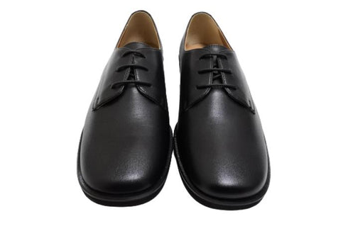 【…AShiOtO A1536 ブラック】超軽量国産牛革マニッシュシューズ