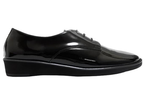 【…AShiOtO A1536 ブラックエナメル】超軽量国産牛革マニッシュシューズ