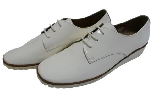 【…AShiOtO A1536 ホワイトエナメル】超軽量国産牛革マニッシュシューズ