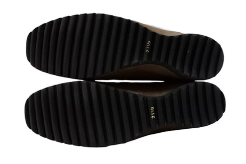 【…AShiOtO A1540 ダークブラウン】本革超軽量ゴムストラップシューズ