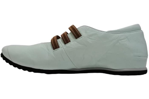 【…AShiOtO A1540 ライトブルー】本革超軽量ゴムストラップシューズ