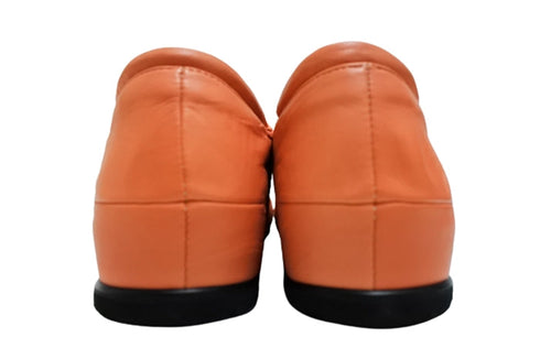 【…AShiOtO A1540 ライトレッド】本革超軽量ゴムストラップシューズ