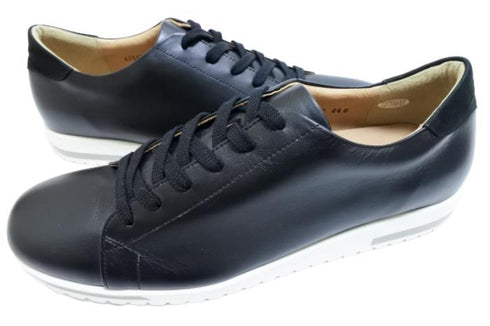 【…AShiOtO A1541 ブラック】超軽量 国産レザースニーカー