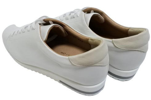 【…AShiOtO A1541 アイボリー】超軽量 国産レザースニーカー