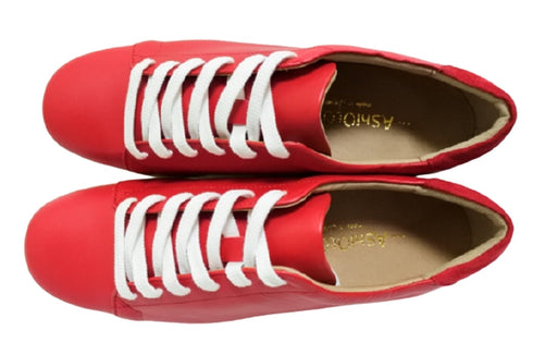 【…AShiOtO A1541 レッド】超軽量 国産レザースニーカー