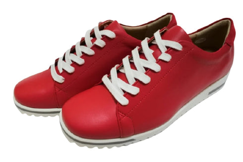 【…AShiOtO A1541 レッド】超軽量 国産レザースニーカー