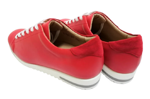 【…AShiOtO A1541 レッド】超軽量 国産レザースニーカー