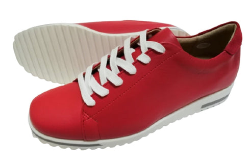 【…AShiOtO A1541 レッド】超軽量 国産レザースニーカー