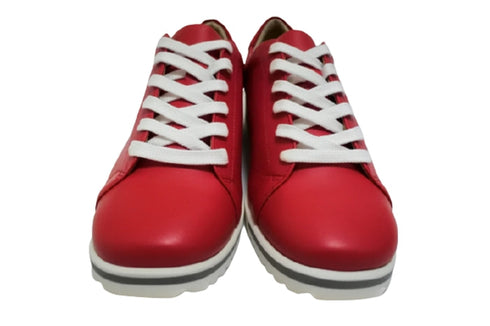 【…AShiOtO A1541 レッド】超軽量 国産レザースニーカー