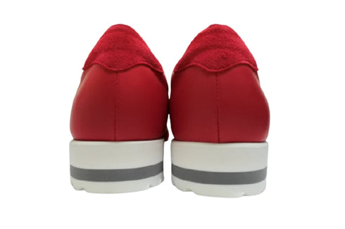 【…AShiOtO A1541 レッド】超軽量 国産レザースニーカー