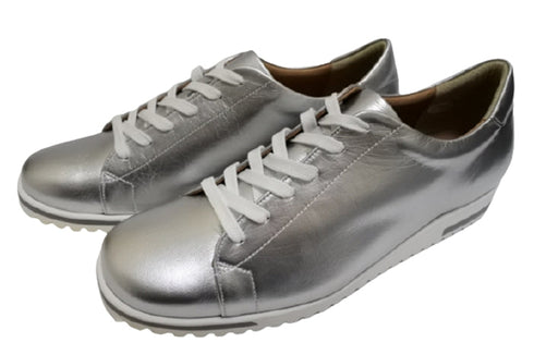 【…AShiOtO A1541 シルバー】超軽量 国産レザースニーカー