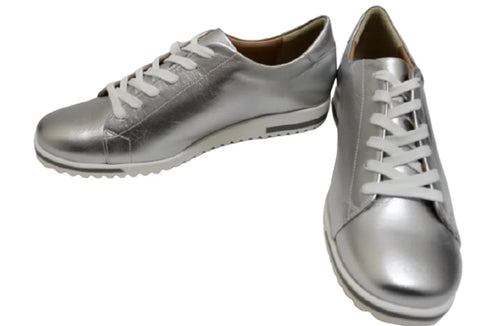 【…AShiOtO A1541 シルバー】超軽量 国産レザースニーカー