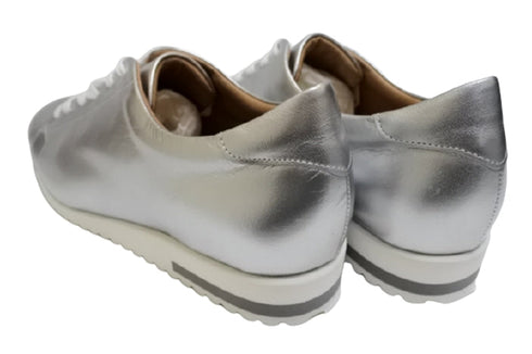 【…AShiOtO A1541 シルバー】超軽量 国産レザースニーカー