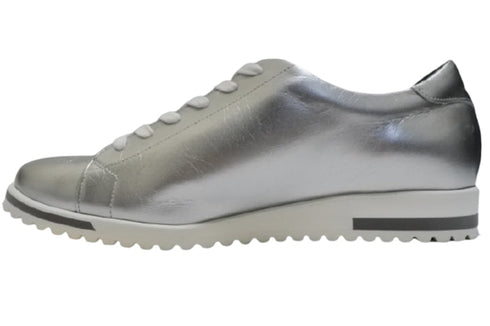 【…AShiOtO A1541 シルバー】超軽量 国産レザースニーカー