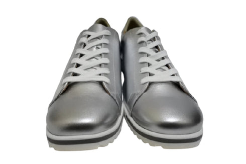 【…AShiOtO A1541 シルバー】超軽量 国産レザースニーカー