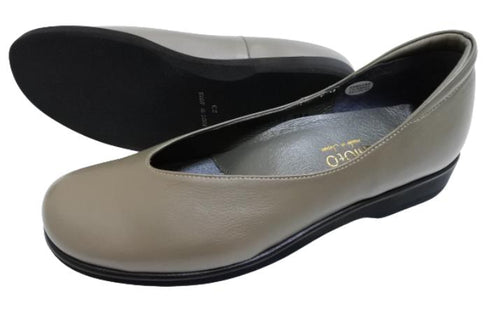 【…AShiOtO A2009 グレー】超軽量 国産レザーシューズ