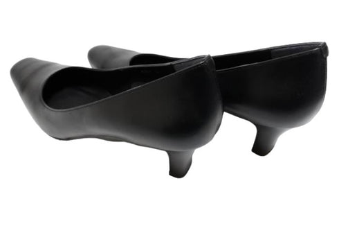 【…AShiOtO A2500 ブラック】超軽量国産レザーパンプス