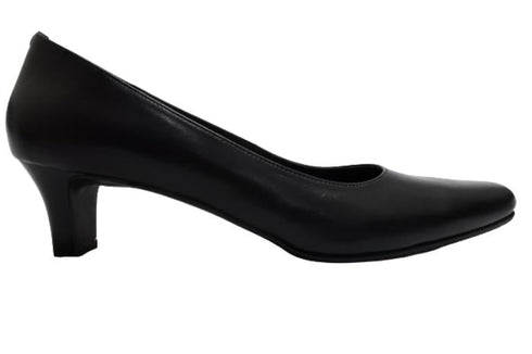 【…AShiOtO A2500 ブラック】超軽量国産レザーパンプス