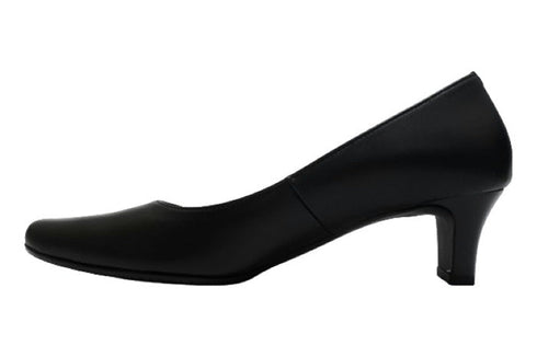 【…AShiOtO A2501 ブラック】仕事履きに最適!超軽量国産らくちんレザーパンプス